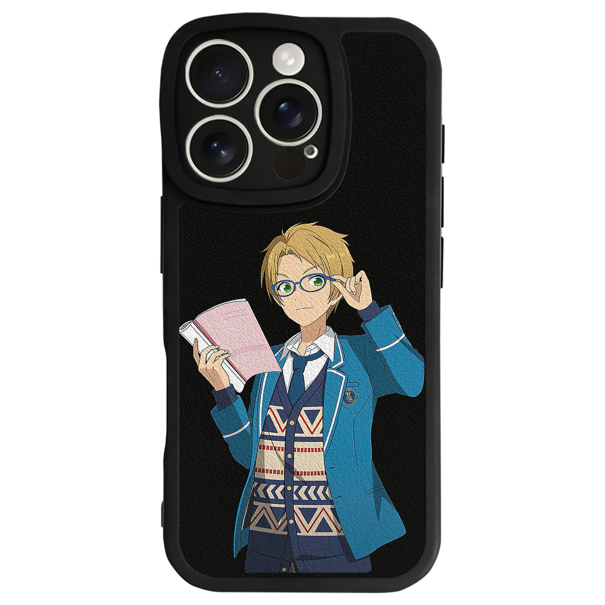 （画像用） あんさんぶるスターズ! Ensemble Stars 【iPhone 16シリーズ対応】シリコンスマホケース（レザー調） 材質：シリコン